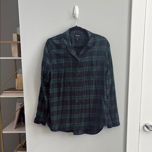 Madewell Green Casual Button Down Shirt